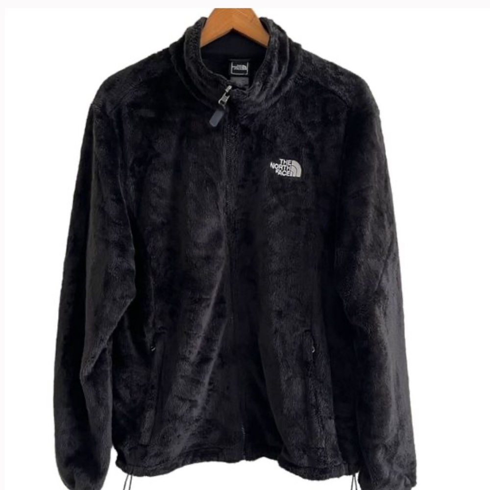 Black North Face fleece jacket